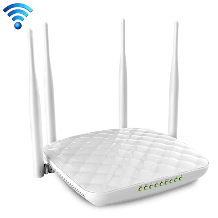 Lisslune | Tenda FH456 Wireless 2.4GHz 300Mbps WiFi Router with 4*5dBi external antennas (White)