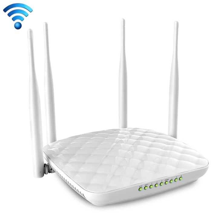 Lisslune | Tenda FH456 Wireless 2.4GHz 300Mbps WiFi Router with 4*5dBi external antennas (White)