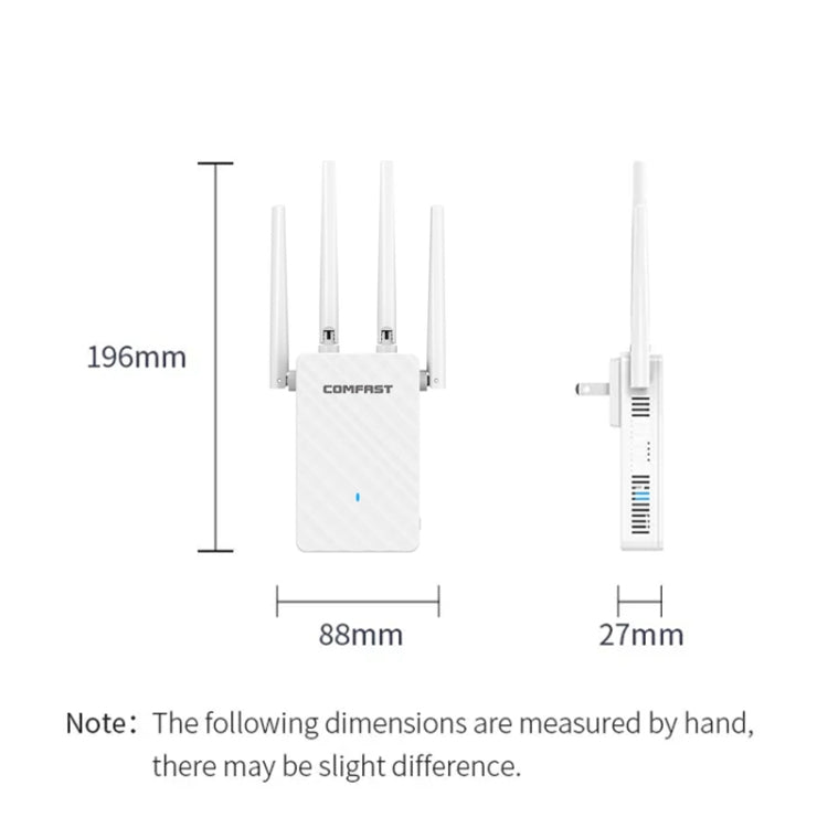 Lisslune | COMFAST CF-WR306S 300Mbps Wireless WiFi Signal Amplifier