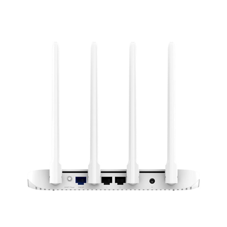 Lisslune | Original Xiaomi WiFi Router 4A Smart APP Control AC1200 1167Mbps 128MB 2.4GHz & 5GHz Dual-Core CPU Gigabit Ethernet Port Wireless Router Repeater with 4 Antennas, Supports Web & Android & iOS, US Plug (White)