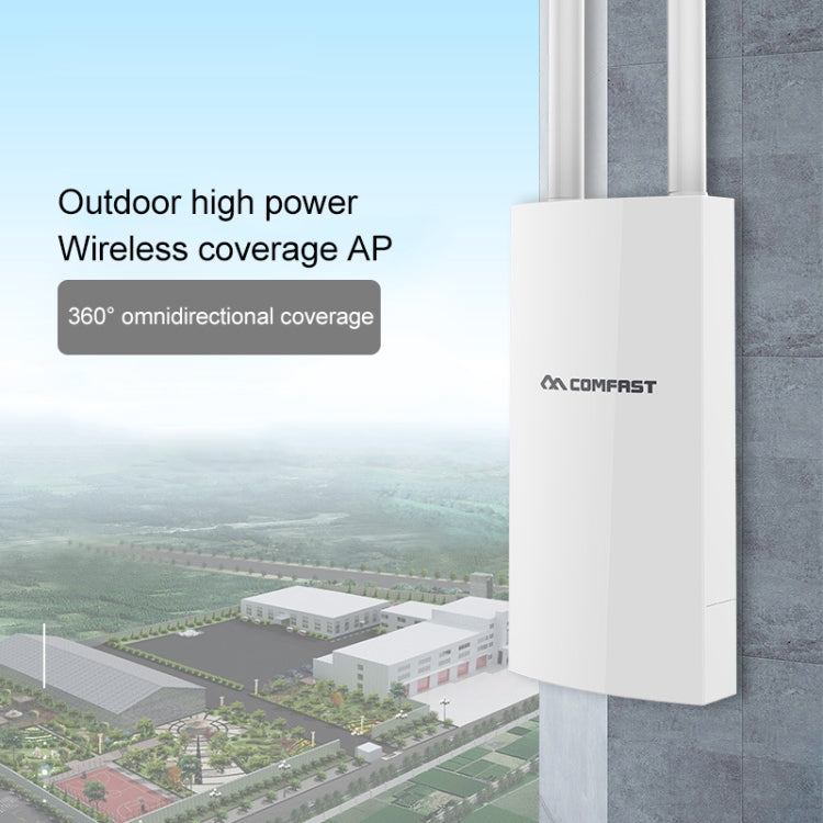 Lisslune | COMFAST CF-EW72 1200Mbs Outdoor Waterproof Signal Booster Wireless Router Repeater WIFI Base Station with 2 Antennas