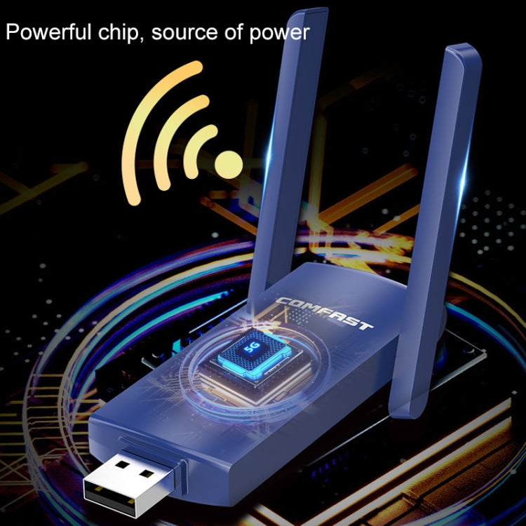 Lisslune | COMFAST CF-927B 1300Mbps Dual-band Bluetooth Wifi USB Network Adapter