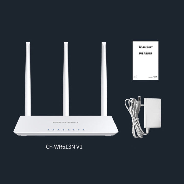 Lisslune | COMFAST WR613N V3 Home 300Mbps Wireless Router 2.4G WiFi Network Extender