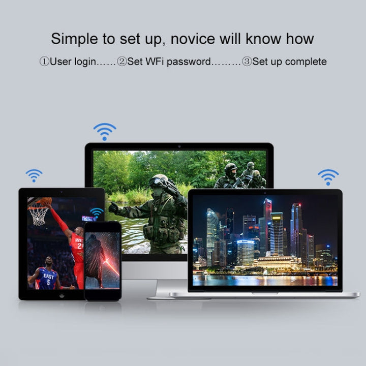 Lisslune | COMFAST WR613N V3 Home 300Mbps Wireless Router 2.4G WiFi Network Extender