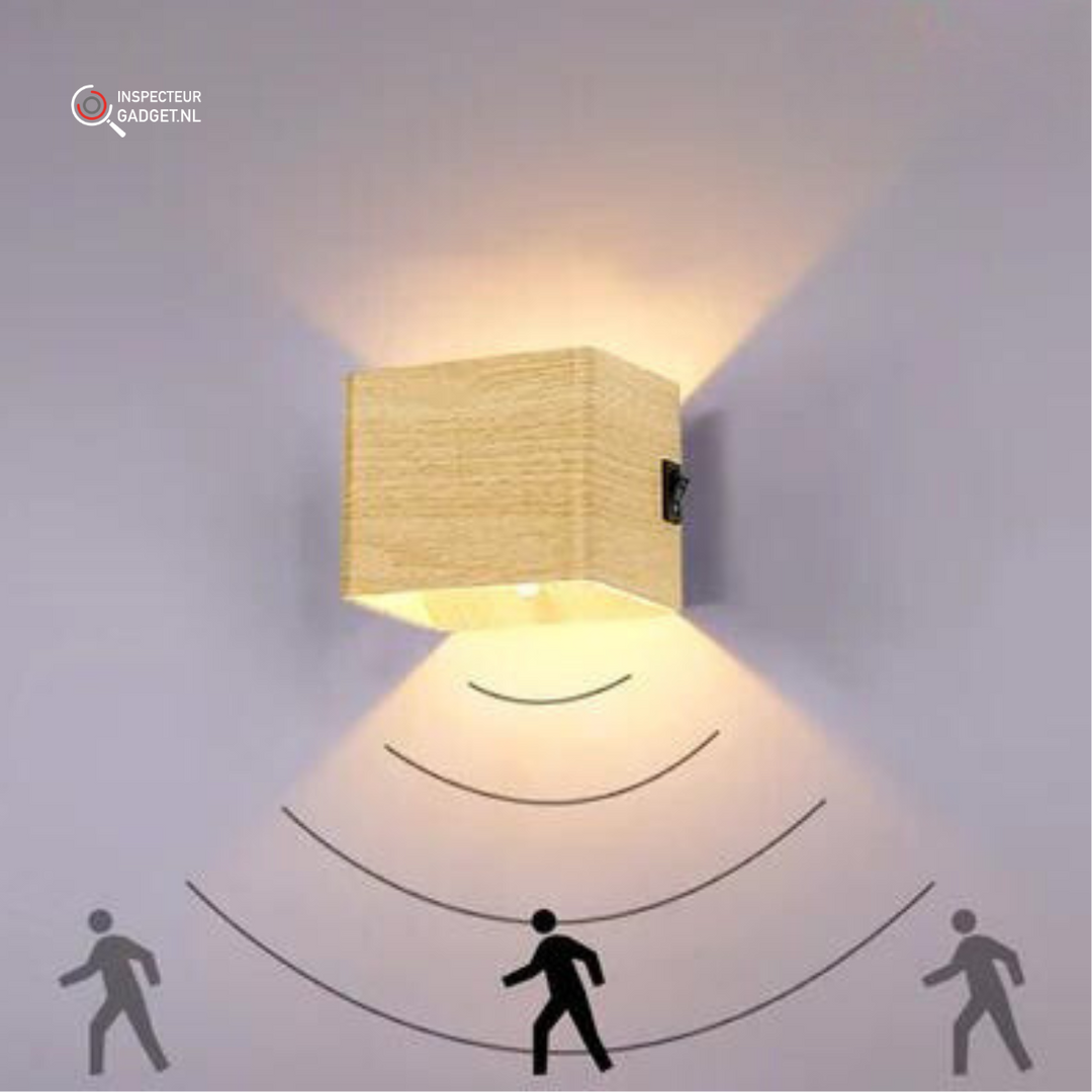 Lisslune | Wireless Rechargeable Wall Lamp | Adjustable Up & Down Light, USB Powered for Home Decor & Cozy Ambiance