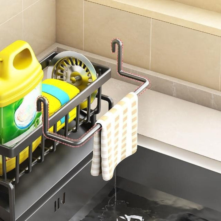 Lisslune | Wall Mounted Sponge Soap Dish Towel Rack