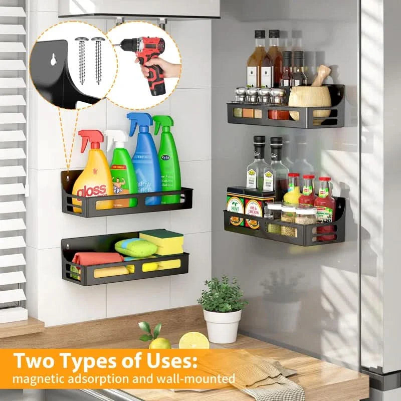 Lisslune | SpiceMagnet – Space-saving magnetic shelf organizer