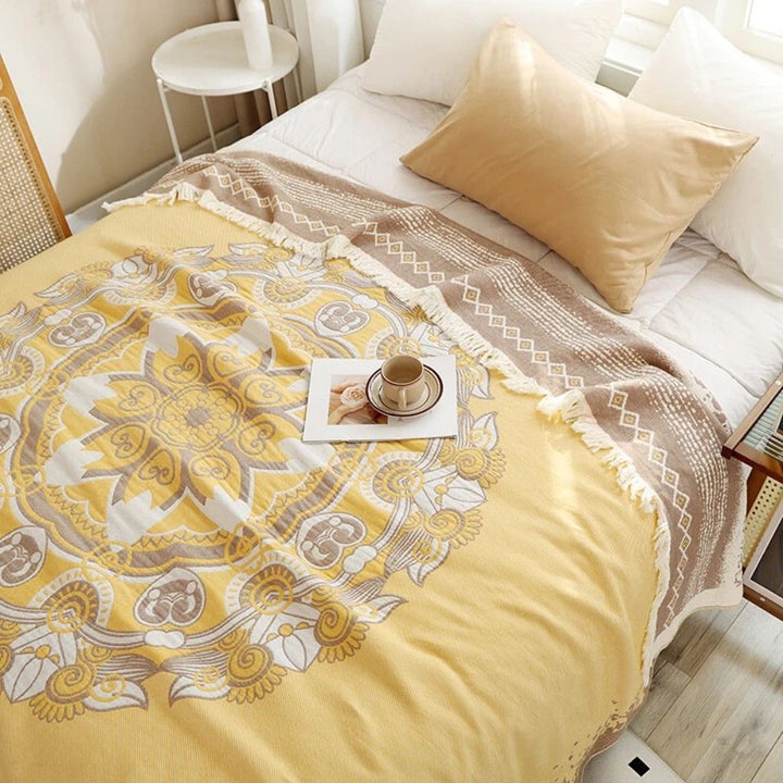 Lisslune | Wander Cotton Boho Mandala Blanket