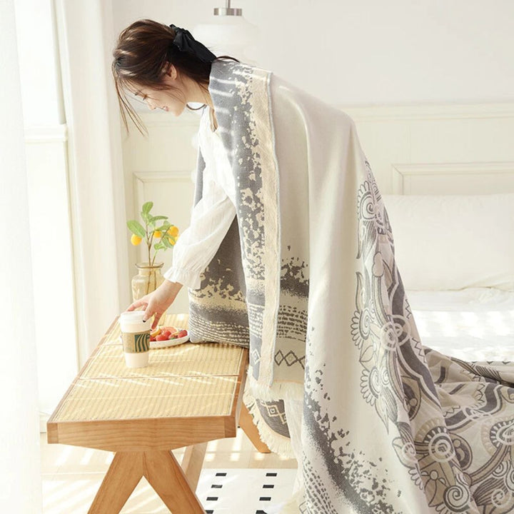 Lisslune | Wander Cotton Boho Mandala Blanket