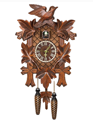 Lisslune | Vogelzang Nostalgic Cuckoo Clock – Wall Clock with Authentic Sound