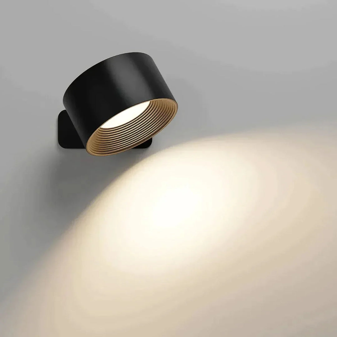 Lisslune | 360° Wall Lamp – Wireless, USB rechargeable & 3 brightness levels for flexible lighting