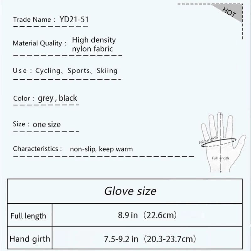 Lisslune | Winter gloves with grip for snow, rain & cold