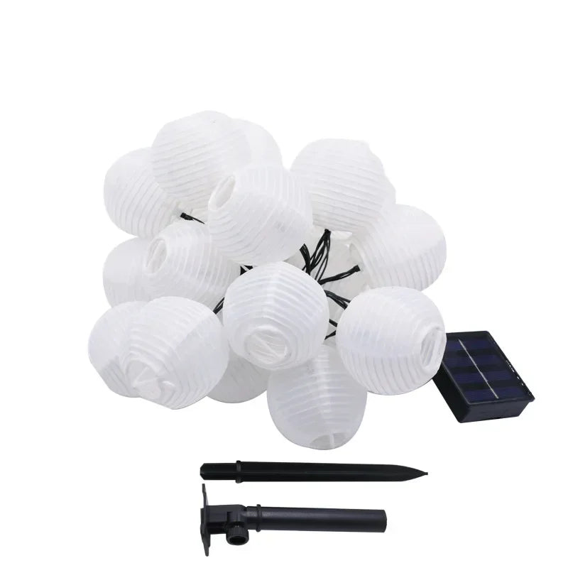 Lisslune | SunShade Solar Lantern String Lights – Weatherproof Outdoor LED Decoration