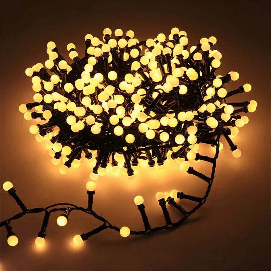 Lisslune | TwinkleWave – Waterproof LED string lights for outdoor