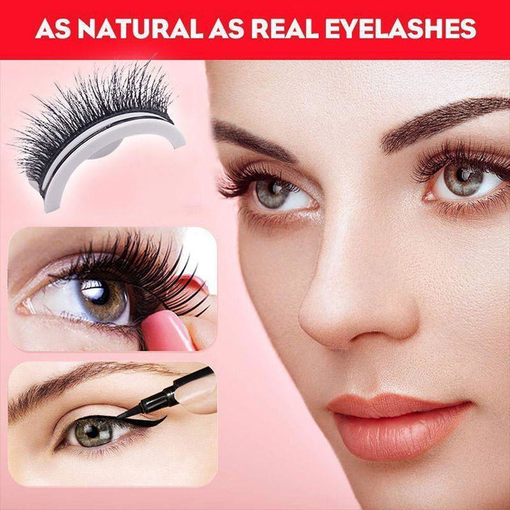 Lisslune | Waterproof – Reusable Self-Adhesive Eyelashes