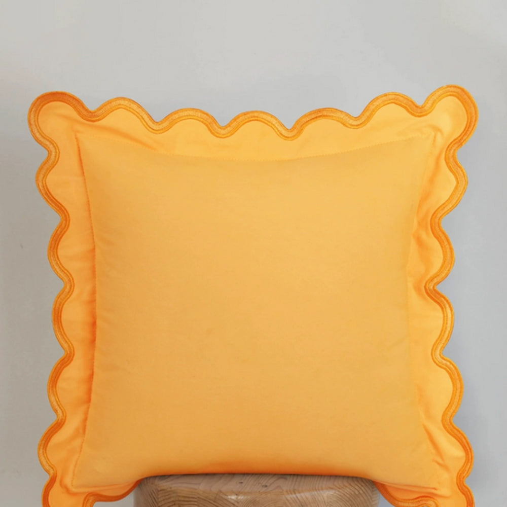 Lisslune | Wave Edge Cotton Cushion Cover