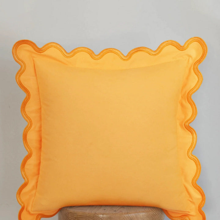 Lisslune | Wave Edge Cotton Cushion Cover