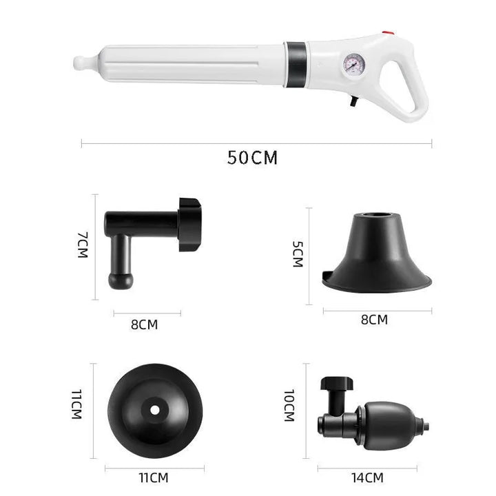 Lisslune | DrainJet | Disposable Pneumatic Drain Cleaner Tool