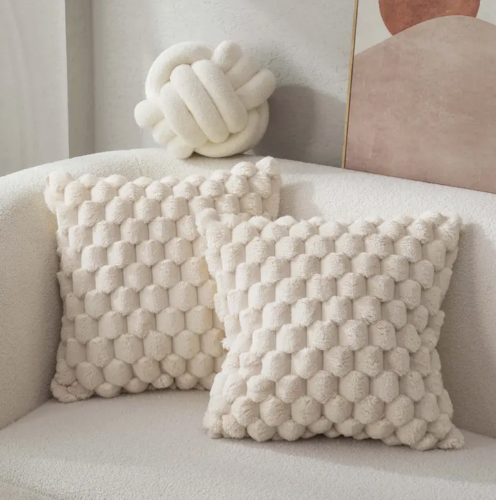 Lisslune | Soft Plush Decorative Pillow with Washable Cover