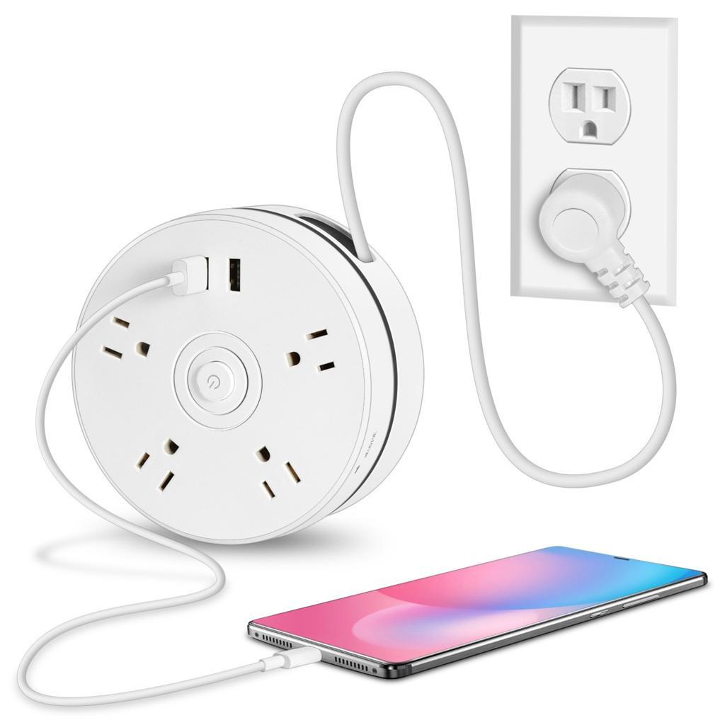 Lisslune | Round Total Connect Cable Power Extension Cord