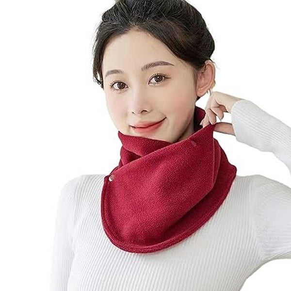 Lisslune | Winter Fleece Neck Scarf - Cozy Neck Warmer, Neck Wrap for Cold Weather