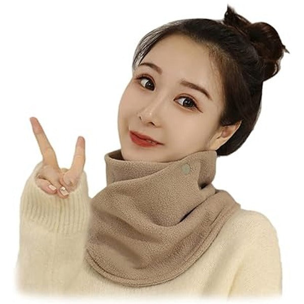 Lisslune | Winter Fleece Neck Scarf - Cozy Neck Warmer, Neck Wrap for Cold Weather