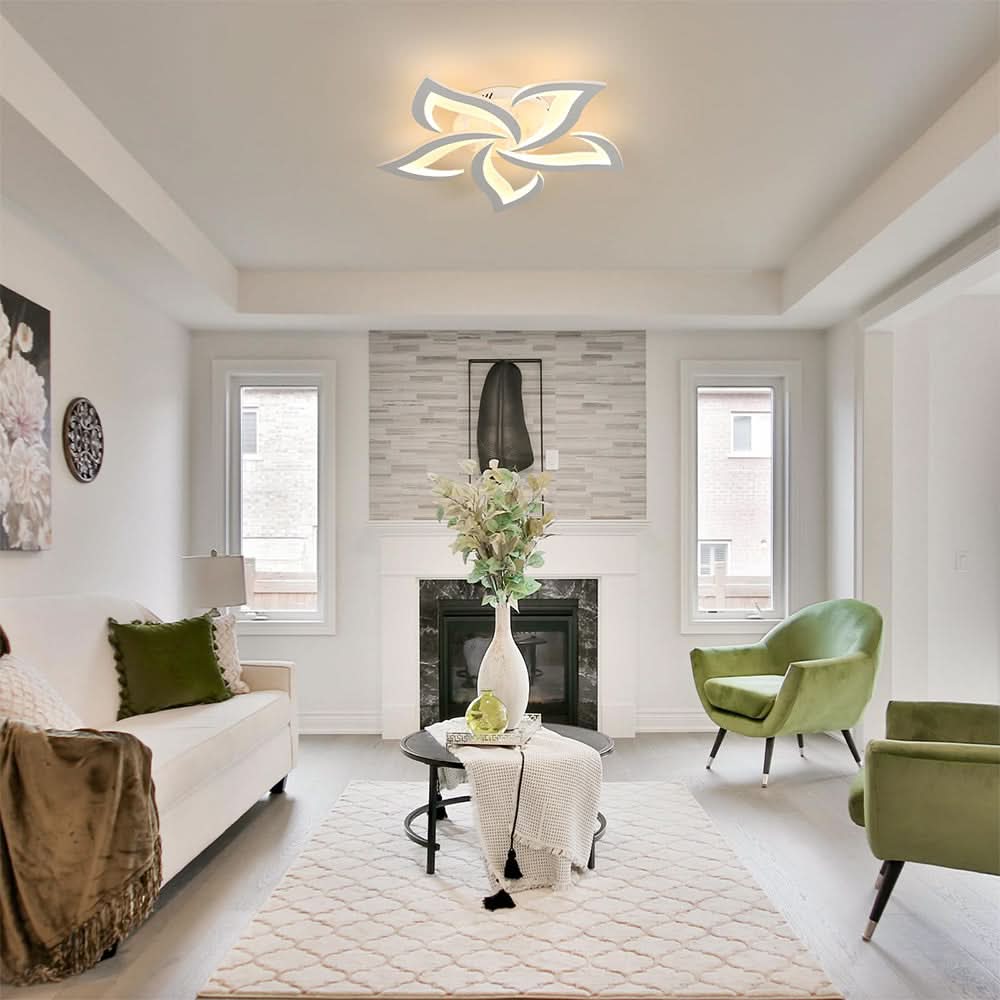 Lisslune | Modern Flower-Shaped LED Ceiling Light for Home Décor