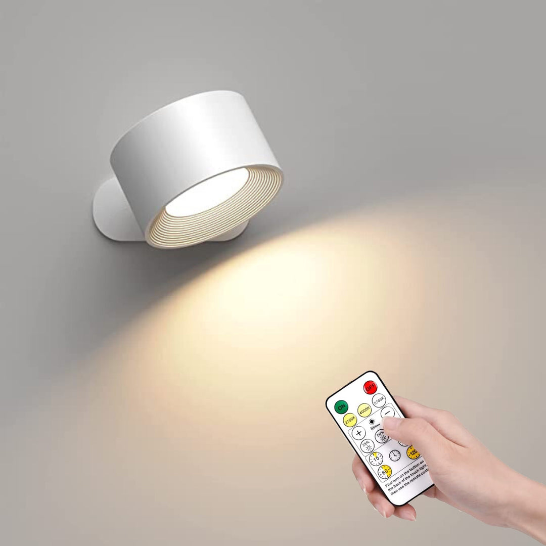 Lisslune | Eternity Glow – Wireless LED Wall Light with Remote Control & Timer