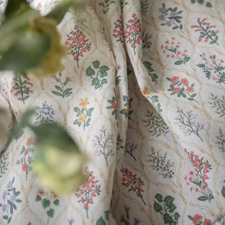 Lisslune | Wildflower Lace Ruffle Curtain