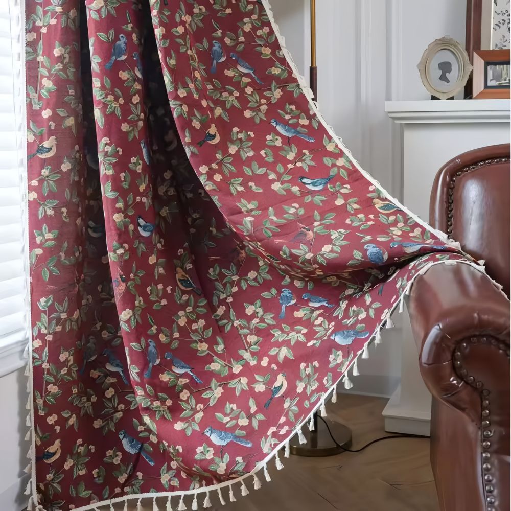 Lisslune | Wildflower Weave Tassel Curtain