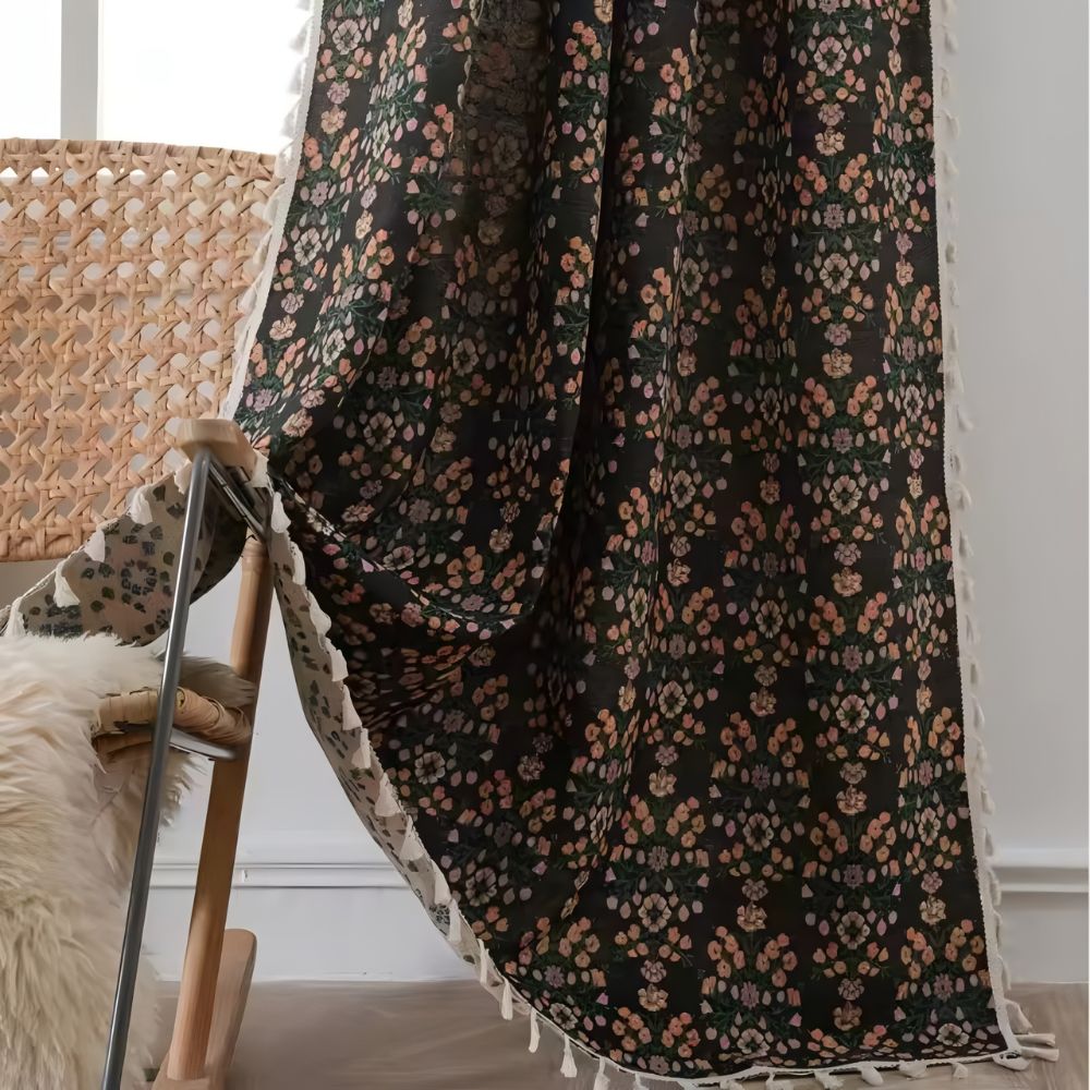 Lisslune | Wildflower Weave Tassel Curtain