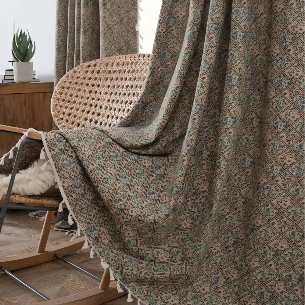 Lisslune | Wildflower Weave Tassel Curtain