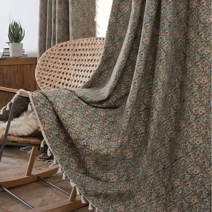 Lisslune | Wildflower Weave Tassel Curtain