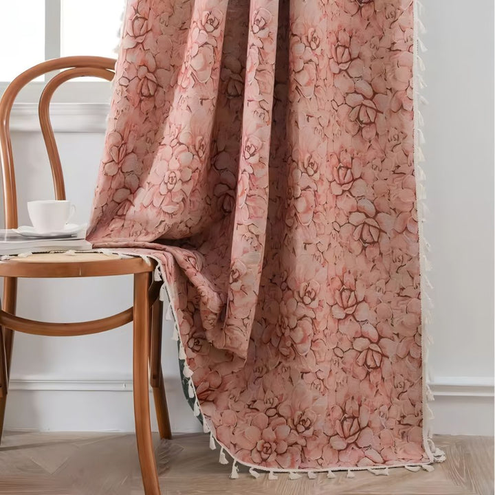 Lisslune | Wildflower Weave Tassel Curtain
