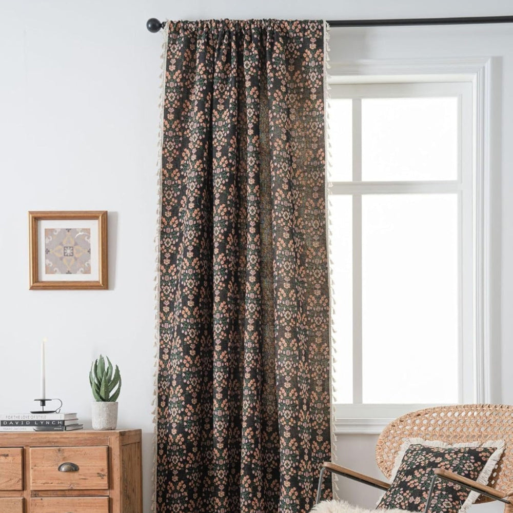 Lisslune | Wildflower Weave Tassel Curtain