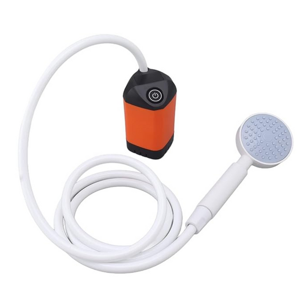 Lisslune | Portable Camping Shower with Pump – USB Rechargeable, 4400mAh Battery, Compact & Easy Setup