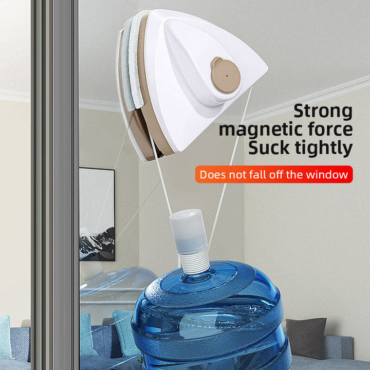 Lisslune | Magnetic Double-layer Window Cleaner with Automatic Water Discharge