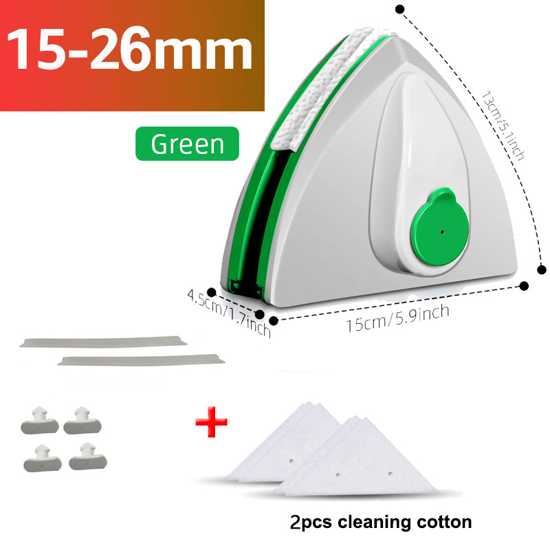Lisslune | Magnetic Double-layer Window Cleaner with Automatic Water Discharge