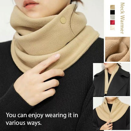 Lisslune | Winter Fleece Neck Scarf - Cozy Neck Warmer, Neck Wrap for Cold Weather