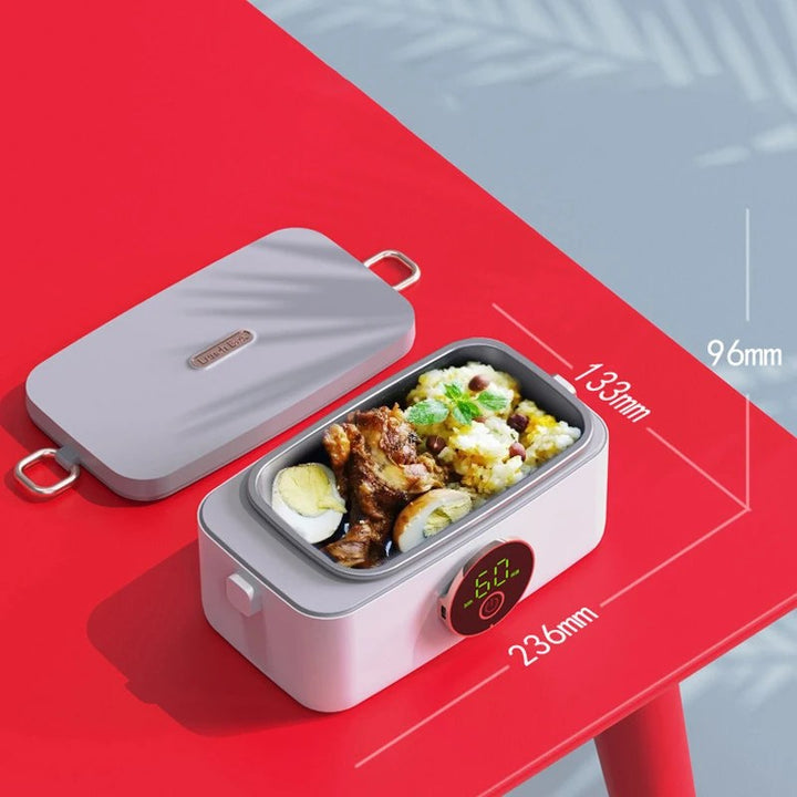 Lisslune | HeatMate Pro Wireless Heated Lunchbox – Rechargeable & Portable Food Warmer for Hot Meals On the Go