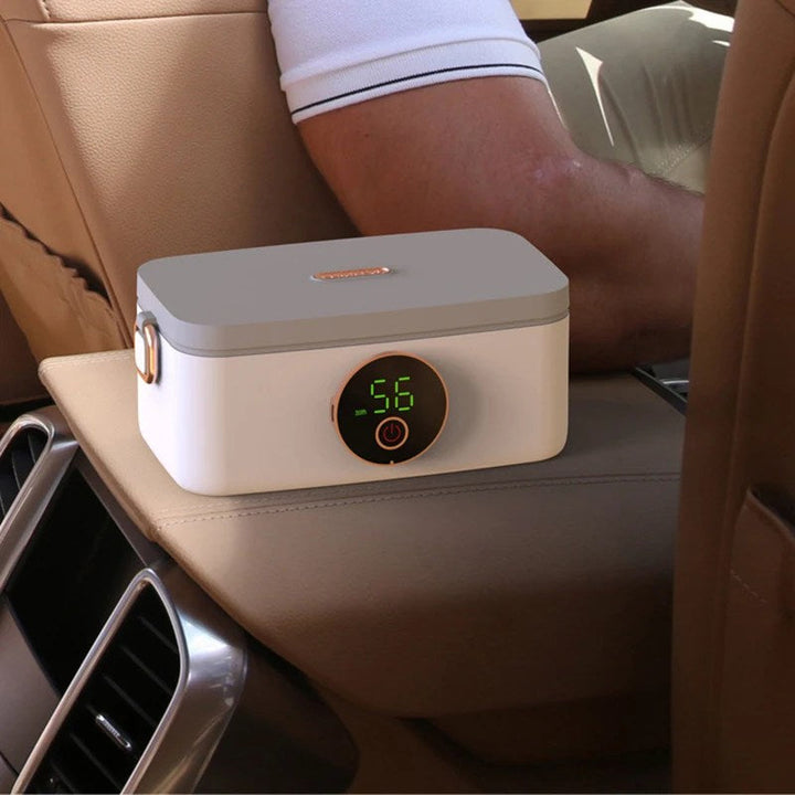 Lisslune | HeatMate Pro Wireless Heated Lunchbox – Rechargeable & Portable Food Warmer for Hot Meals On the Go
