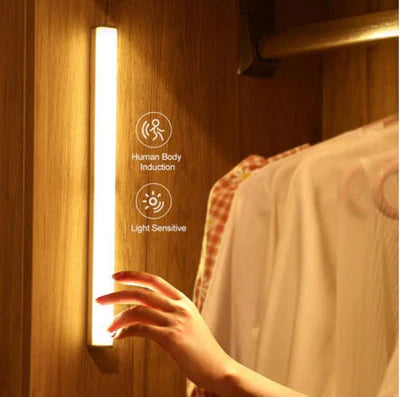 Lisslune | Wireless LED Night Light | Motion-Sensing, Energy-Efficient & Ideal for Kitchens, Bedrooms, Hallways & Closets