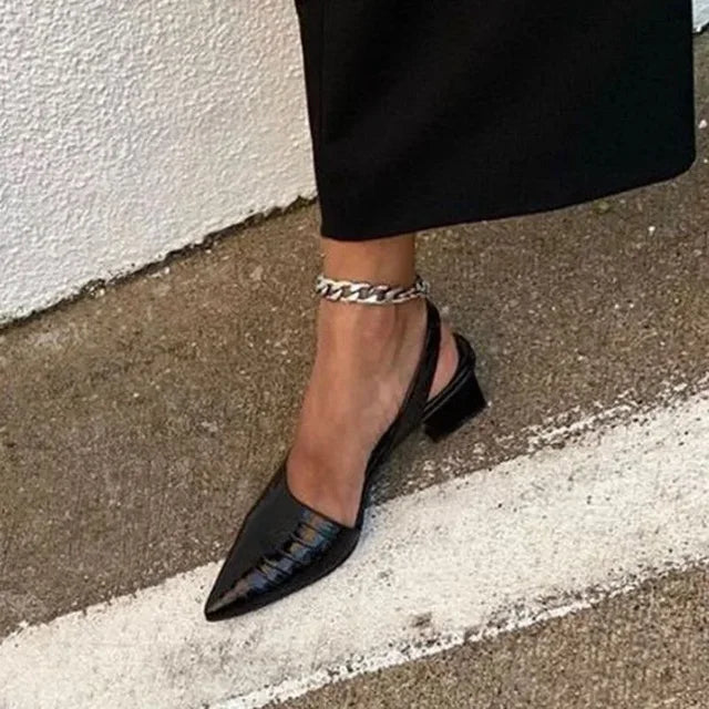Pumps in Brown Color & Classic Design Lisslune