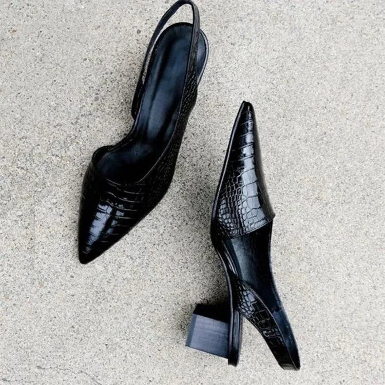 Pumps in Brown Color & Classic Design Lisslune