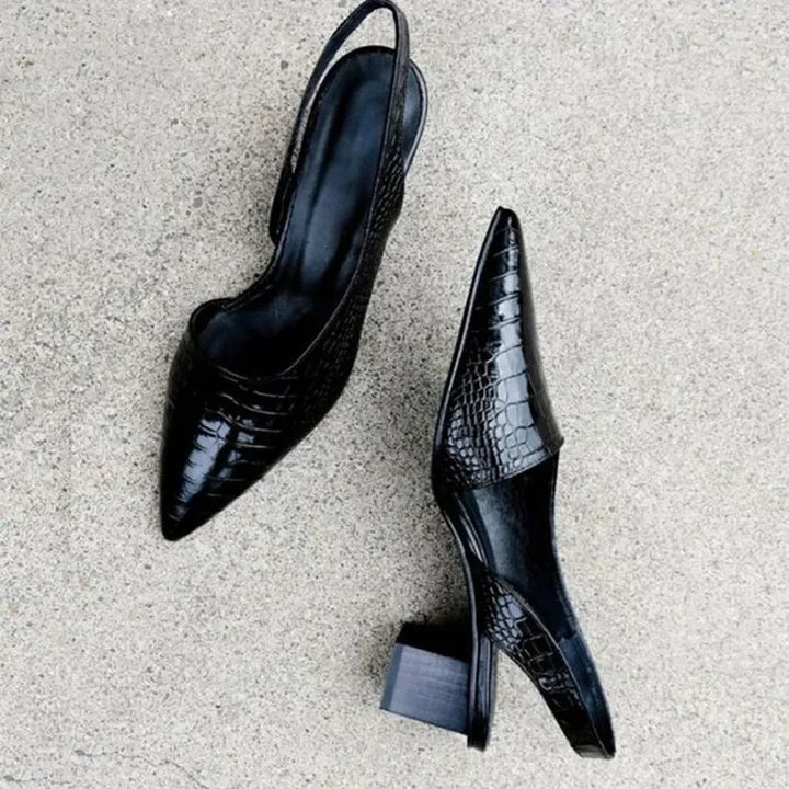Pumps in Brown Color & Classic Design Lisslune