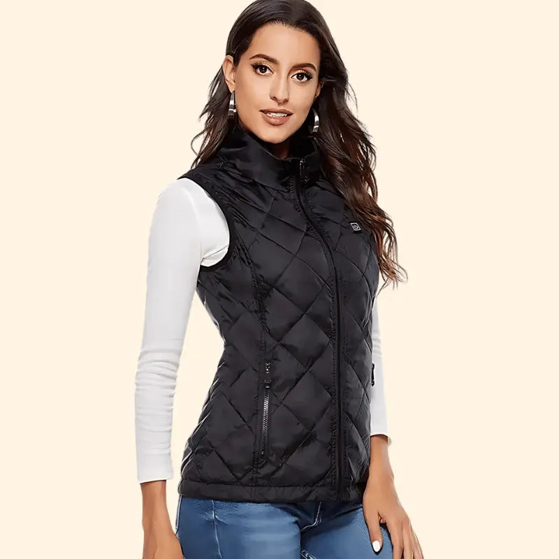 Lisslune | Women's Heated Gilet | 9 Heating Zones, Customisable Heat Settings & Lightweight Design for Cold Weather Activities
