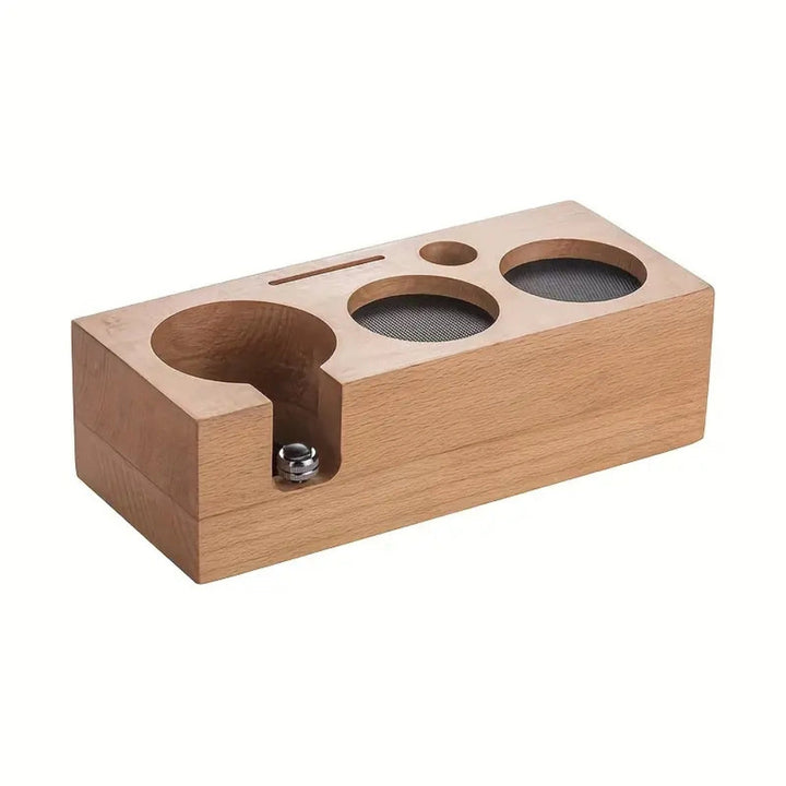 Lisslune | Rectangular Wood Coffee Tamper Station