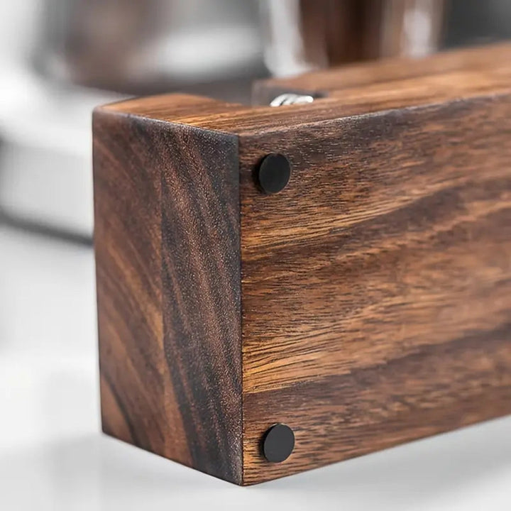 Lisslune | Rectangular Wood Coffee Tamper Station