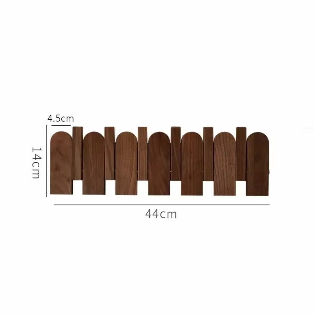 Lisslune | Piano Wooden Hook Wall Coat Rack