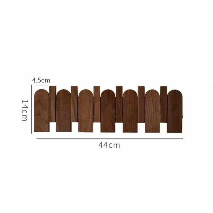 Lisslune | Piano Wooden Hook Wall Coat Rack